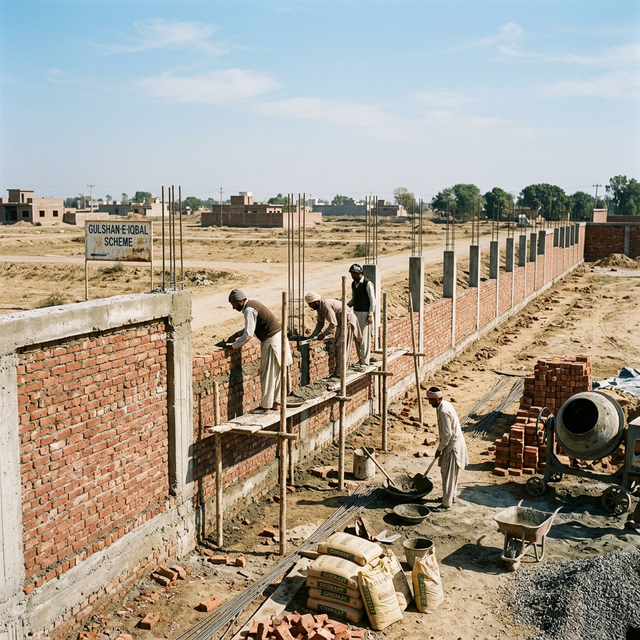 Boundary Wall – Block A