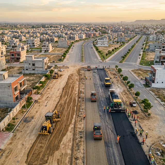 Main Boulevard Levelling