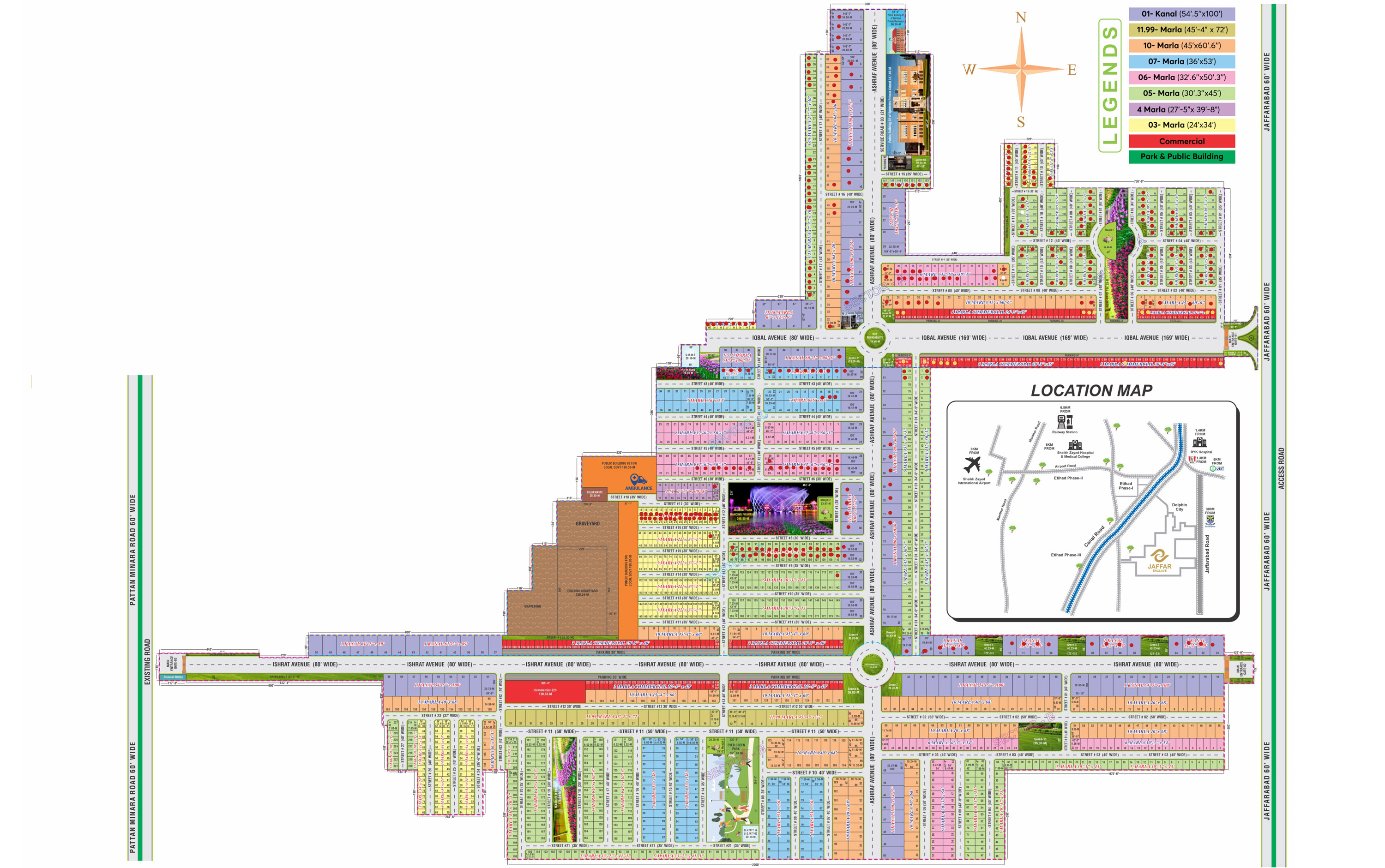 Jaffar Enclave Master Plan
